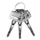 Trezor s mechanickým zámkem 230x170x170mm černá ISO 8800