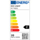 LED stropní svítidlo černé TOR-202C - IP65 - 20W - neutrální bílá
