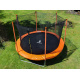 Aga SPORT FIT Trampolína 180 cm Orange + vnitřní ochranná síť