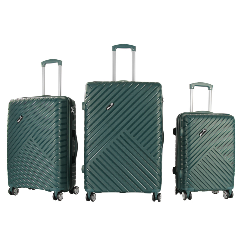 Aga Travel Sada cestovních kufrů Tmavě zelená 6CZ003 - 2. JAKOST