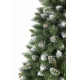 Aga Vánoční stromeček Borovice 150 cm Crystal stříbrná