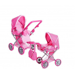 Doris Kočárek pro panenky 9346 Pink 1