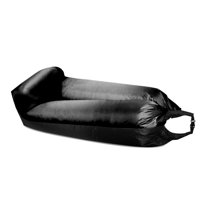 Aga Nafukovací vak LAZY BAG 230x70 cm Černý/Černý