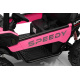 Vozidlo Buggy SPEEDY 4x4 Růžové