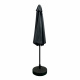 Aga Půlkruhový slunečník CLASSIC 270 cm Tmavě šedý