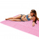 Aga Plážová pikniková deka 200x200cm Růžová