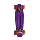 Aga Fiskeboard skateboard LED kolečka fialová
