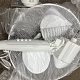 Aga Stojanový ventilátor 40 cm Bílý - II. JAKOST