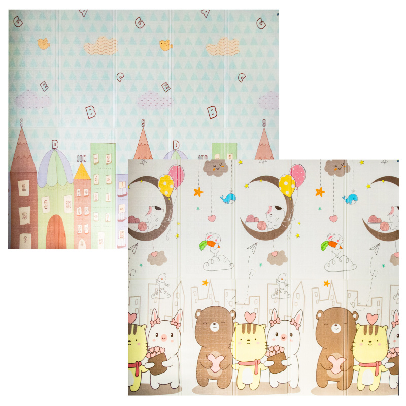 Aga4Kids Dětská skládací pěnová podložka 200x180 cm DS3018