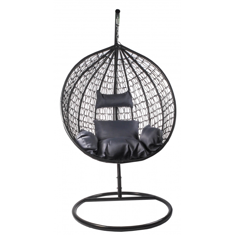 Aga Závěsné křeslo ORTA MR4200B-DG Černé/Tmavě šedé