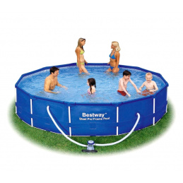 Bestway Steel Pro Frame 4,57 x 0,91 m 56066 + Kartušová filtrace