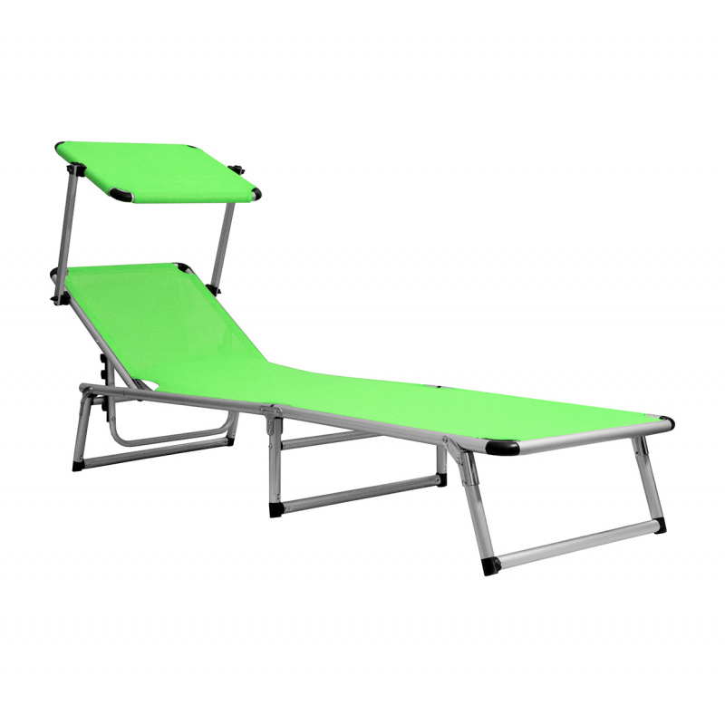 Aga Zahradní polohovací lehátko GARDEN EXCLUSIVE MC372310LG Lime Green