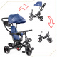 Aga Dětská tříkolka TRIKE FIX LITE Modrá