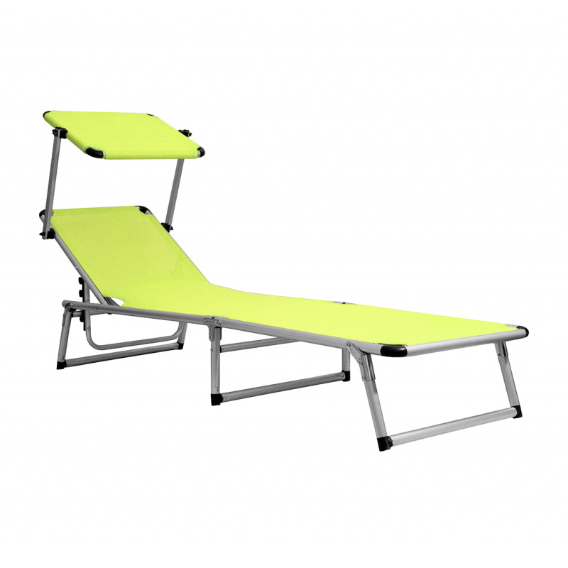 Aga Zahradní polohovací lehátko GARDEN EXCLUSIVE MC372310GG Yellow Green