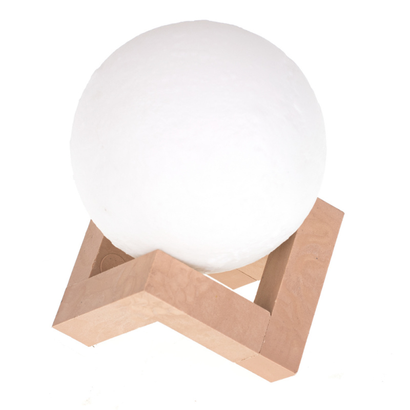 Aga Dekorativní lampa Měsíc 3D - plastová