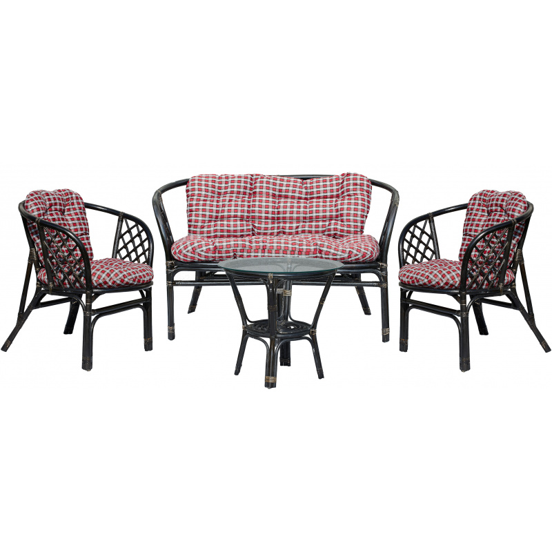 Aga Ratanová sestava BAHAMA Black Red-White