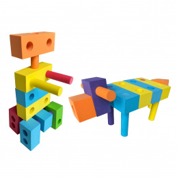 Aga4Kids Pěnové kostky 60ks