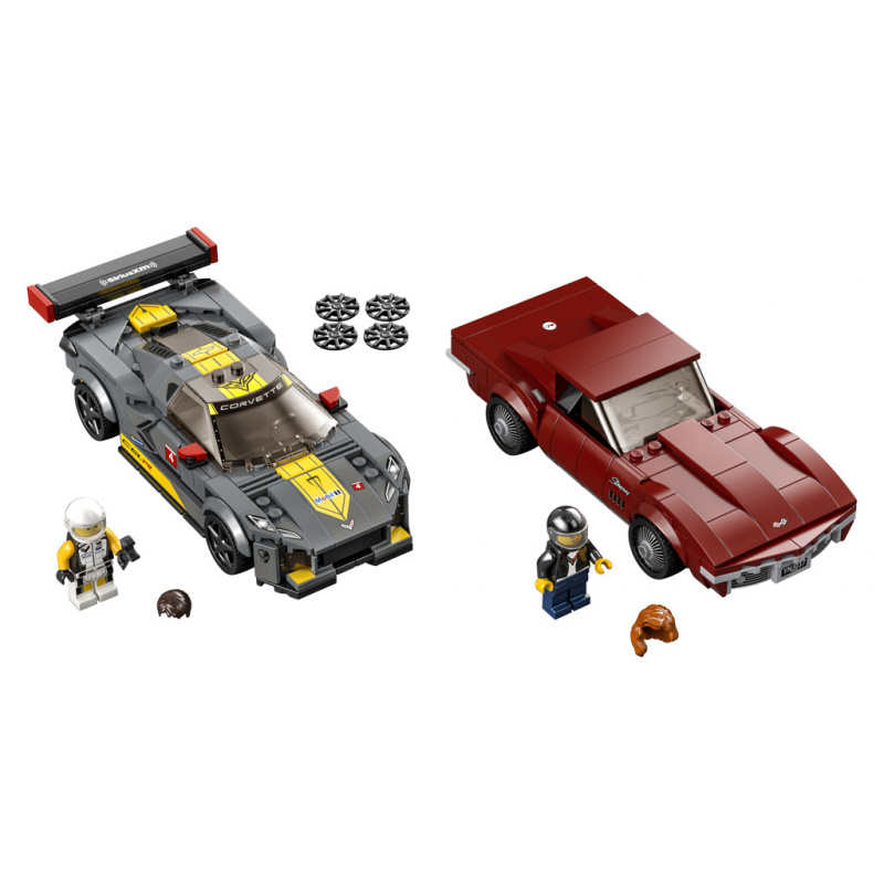 LEGO® Speed Champions 76903 Chevrolet Corvette C8.R a 1968 Chevrolet Corvette