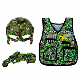 Aga4Kids Pistole na pěnové náboje MR1433 s příslušenstvím