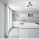 LED stropní svítidlo LOFT - 2xE27 - KUBEK WHITE