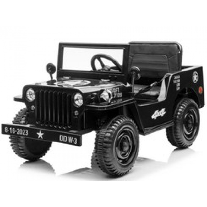 Elektrické autíčko Willys s dálkovým ovládáním PA0263 Černé