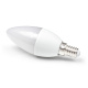 LED žárovka C37 - E14 - 3W - 270 lm - studená bílá