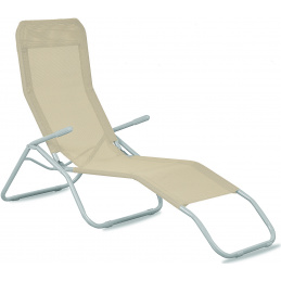 Aga Zahradní lehátko SIESTA Béžové