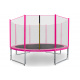 Aga SPORT PRO Trampolína 366 cm Pink + ochranná síť