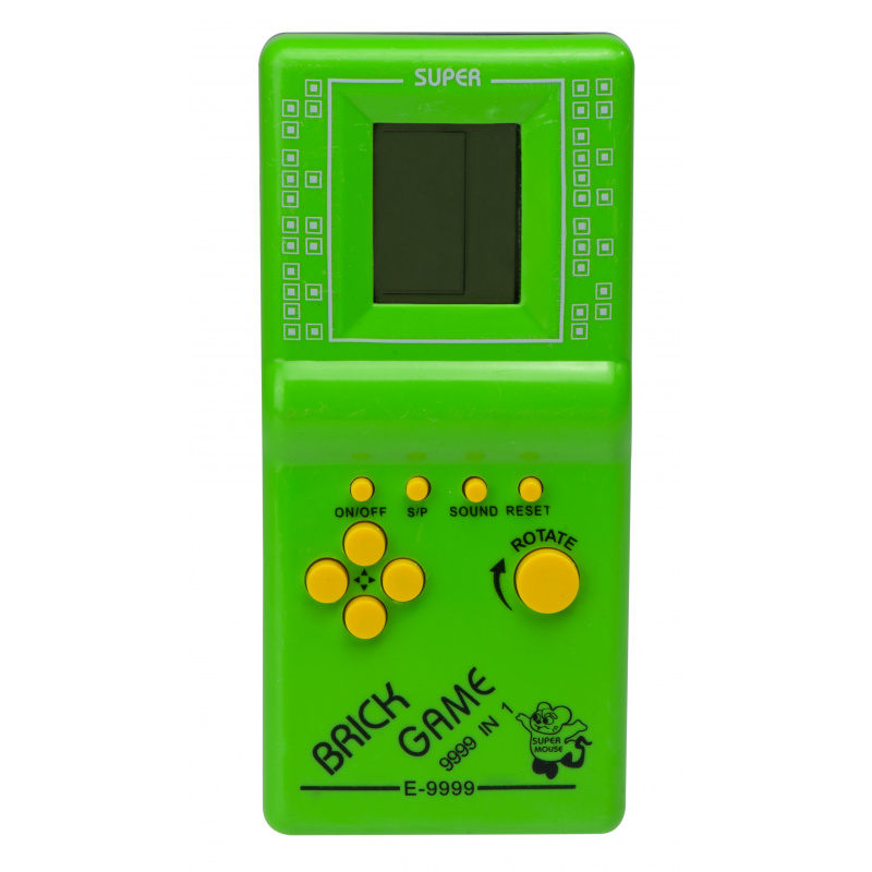 KIK Digitální hra Brick Game Tetris zelený
