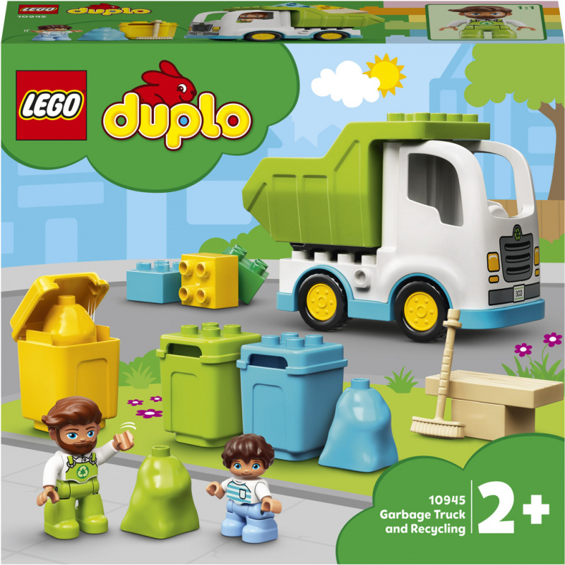 LEGO® DUPLO® Town 10945 Popelářský vůz a recyklování