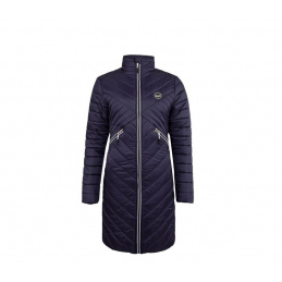 Versace 19.69 Dámský prošívaný kabát C67 Navy
