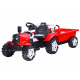 Elektrický traktor s přívěsem PA0234 Zelený