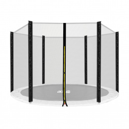 Aga Ochranná síť 305 cm na 6 tyčí Černá síť / Černá