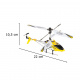 Syma RC vrtulník SYMA S107H  2,4GHz RTF žlutý