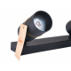 Stropní bodové svítidlo LED VIKI-L 2x GU10 černé