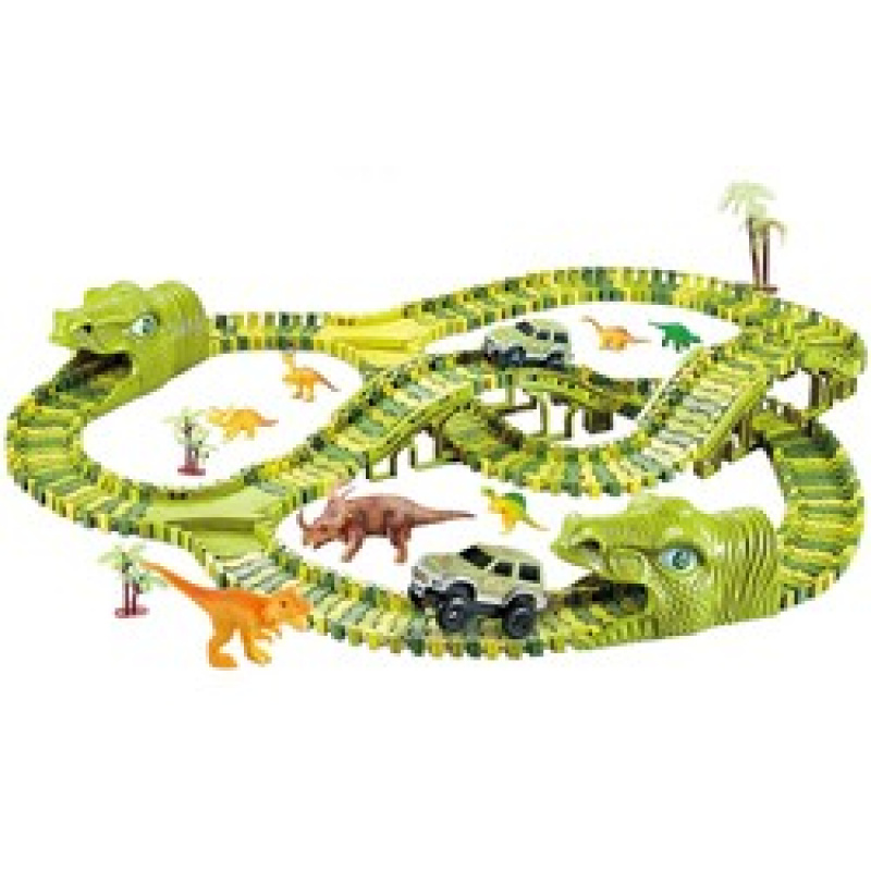 Dinosauří autodráha 240 dílků Kruzzel 17248