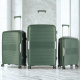 Aga Travel Sada cestovních kufrů MR4682 Tmavě zelená