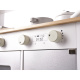 Aga Dětská dřevěná kuchyňka MDF MODERN CLASSIC s příslušenstvím