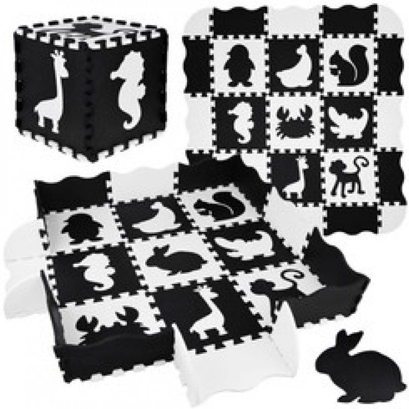 Kontrastní podložka z puzzle - Zvířatka ZA4783