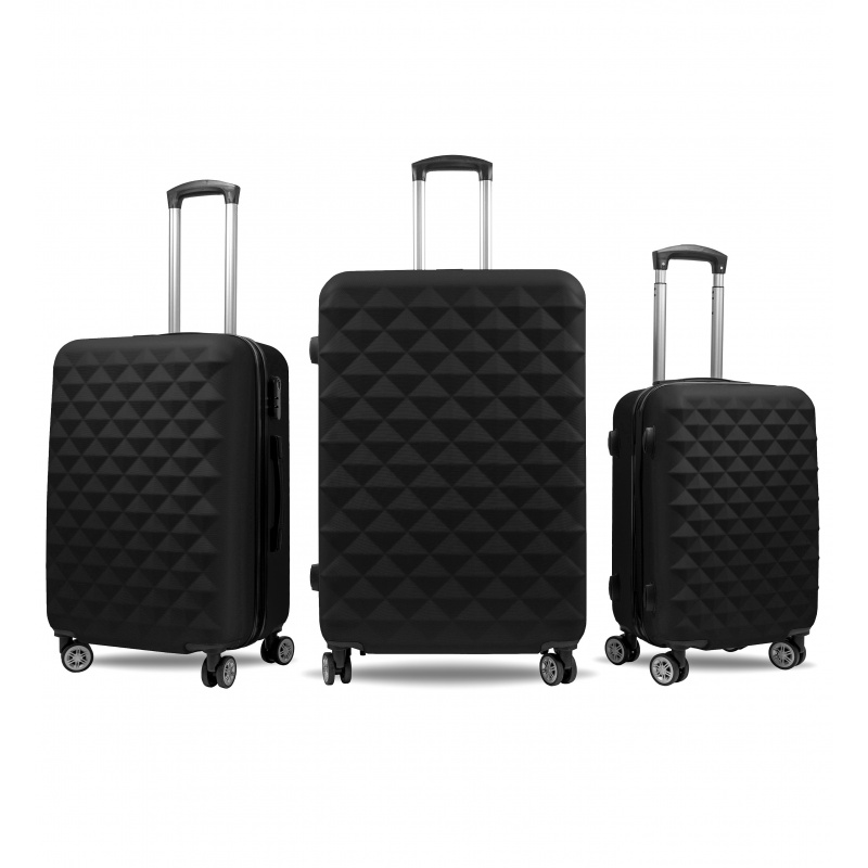 Aga Travel Sada cestovních kufrů MR4655 Černá