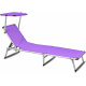 Aga Zahradní polohovací lehátko GARDEN EXCLUSIVE MC372310L Lila