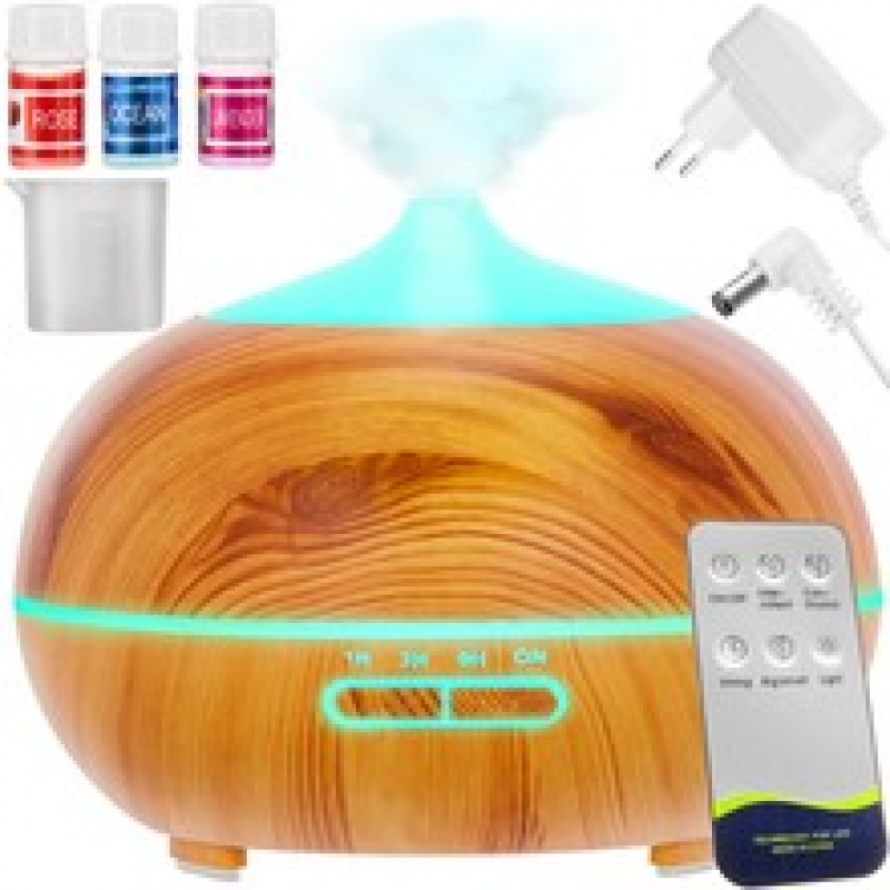 Zvlhčovač vzduchu s ionizátorem 300 ml Světle hnědý Malatec 10948