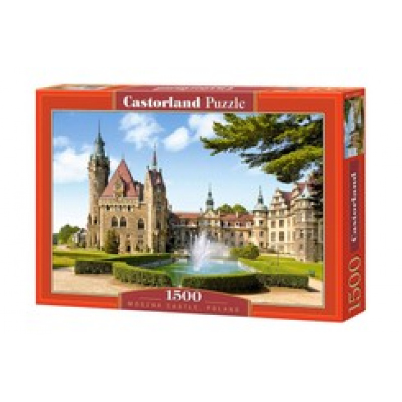 CASTORLAND puzzle 1500 dílků - Hrad Moszna, Polsko