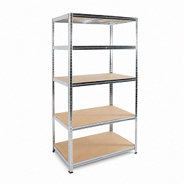 Linder Exclusiv Kovový regál 180x90x40 cm 5 polic