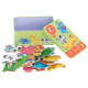 Aga Puzzle v plechovce SAFARI 25 dílků