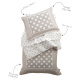 KidKraft Povlečení mikrovlákno STARS POLKA DOTS 100x150, 60x75 cm