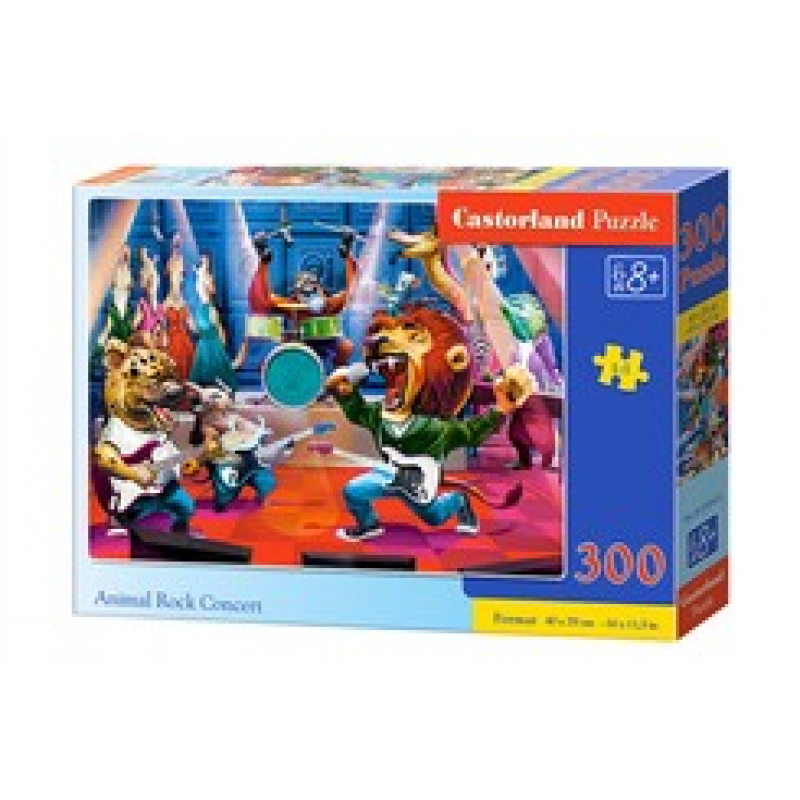 CASTORLAND Puzzle 300 dílků - Zvířecí rockový koncert