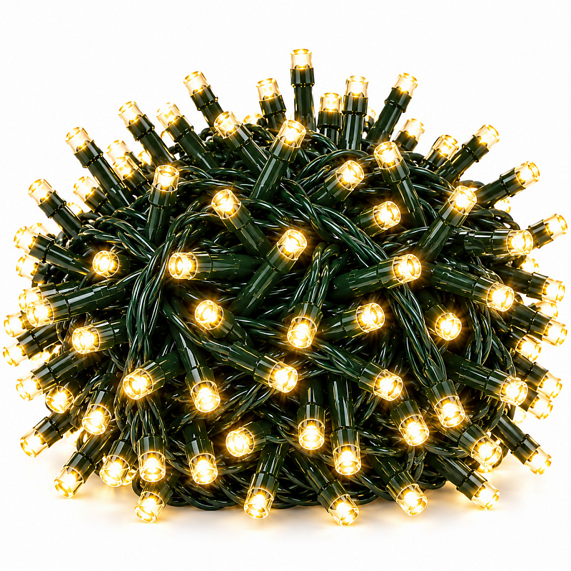 Aga Vánoční řetěz 300 LED Teplá bílá