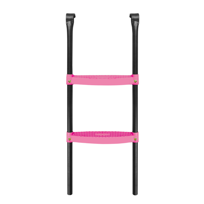 Aga Žebřík k trampolíně 305 - 430 cm Černý/Růžový