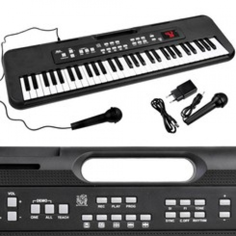 Varhany s mikrofonem USB Organs 61 kláves IN0144